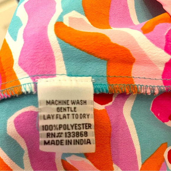 Southern Frock blouse Sleeveless Ruffle Neck - Picture 4 of 4